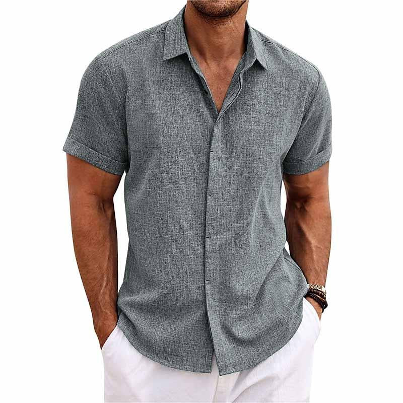 Callum | Relaxed Linen-Blend Summer Shirt
