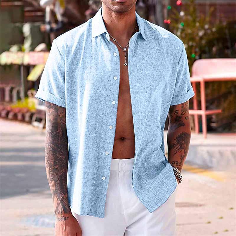 Callum | Relaxed Linen-Blend Summer Shirt