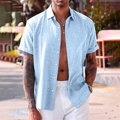Callum | Relaxed Linen-Blend Summer Shirt