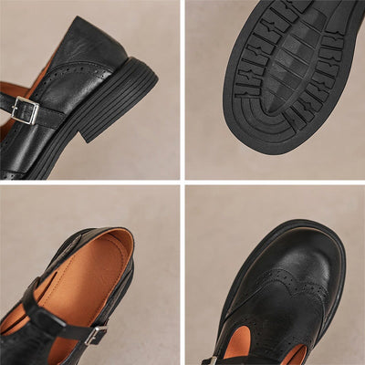 Clara | Vintage Leather Mary Jane Shoes