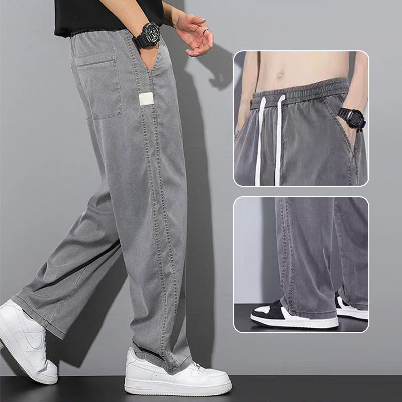 Miles | Washed Cotton Loose-Fit Jogger Pants