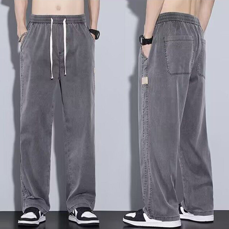Miles | Washed Cotton Loose-Fit Jogger Pants
