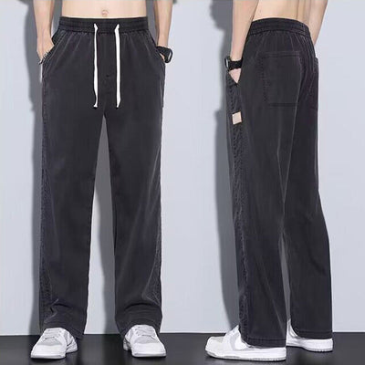 Miles | Washed Cotton Loose-Fit Jogger Pants